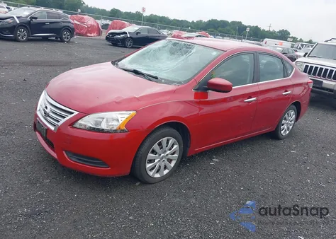2013 Nissan Sentra Sv из США, поврежденный, VIN 3N1AB7AP0DL648369